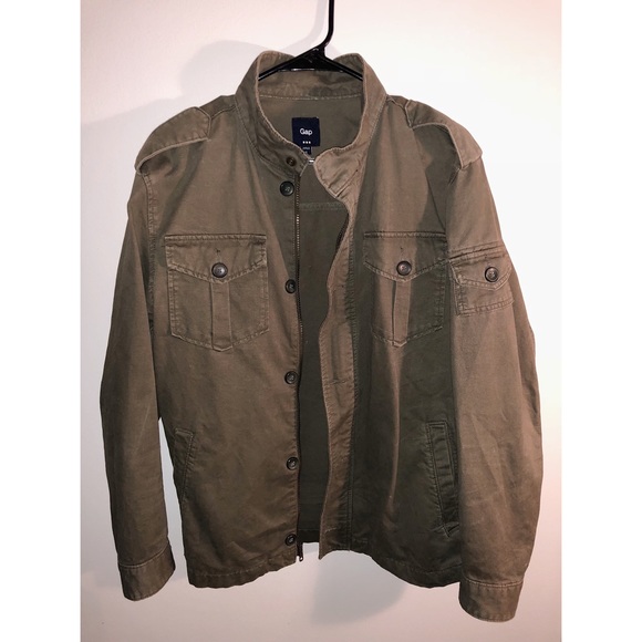 gap military jacket mens